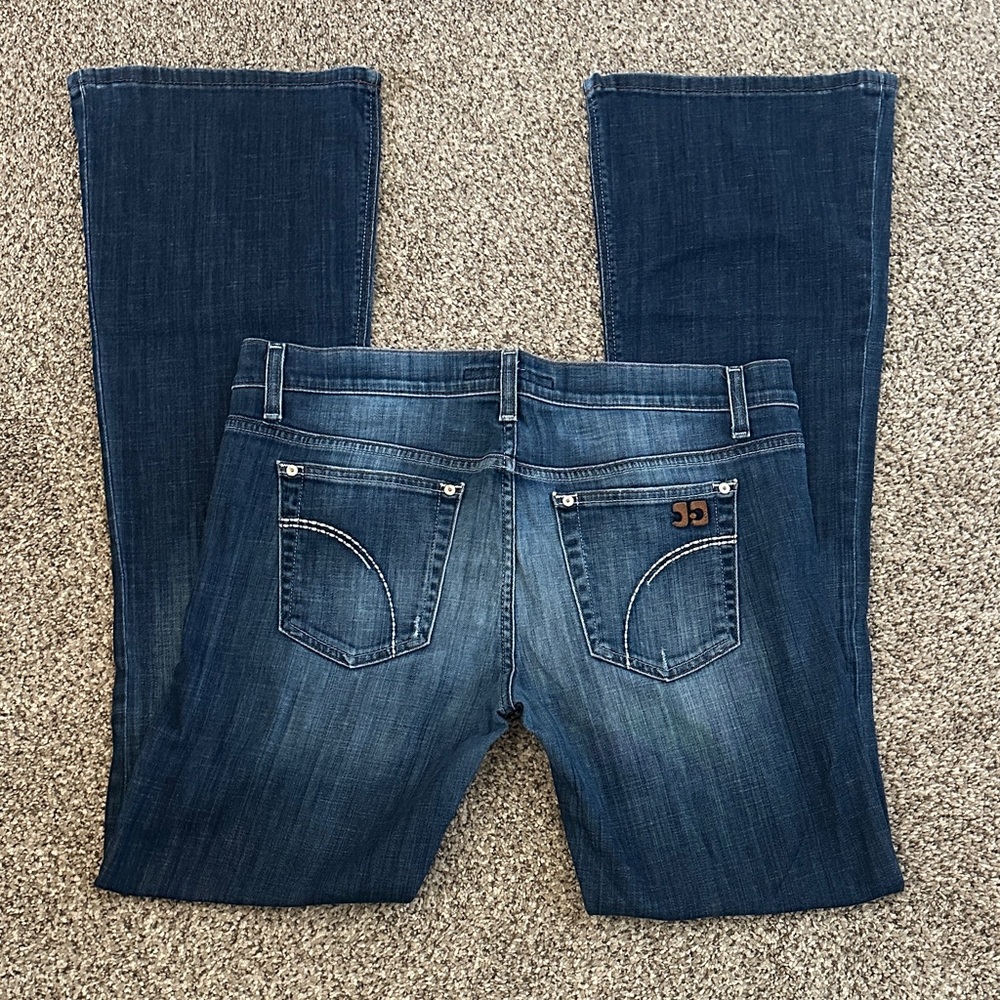 Joe's Jeans Dark Blue Boot Cut Flair Denim